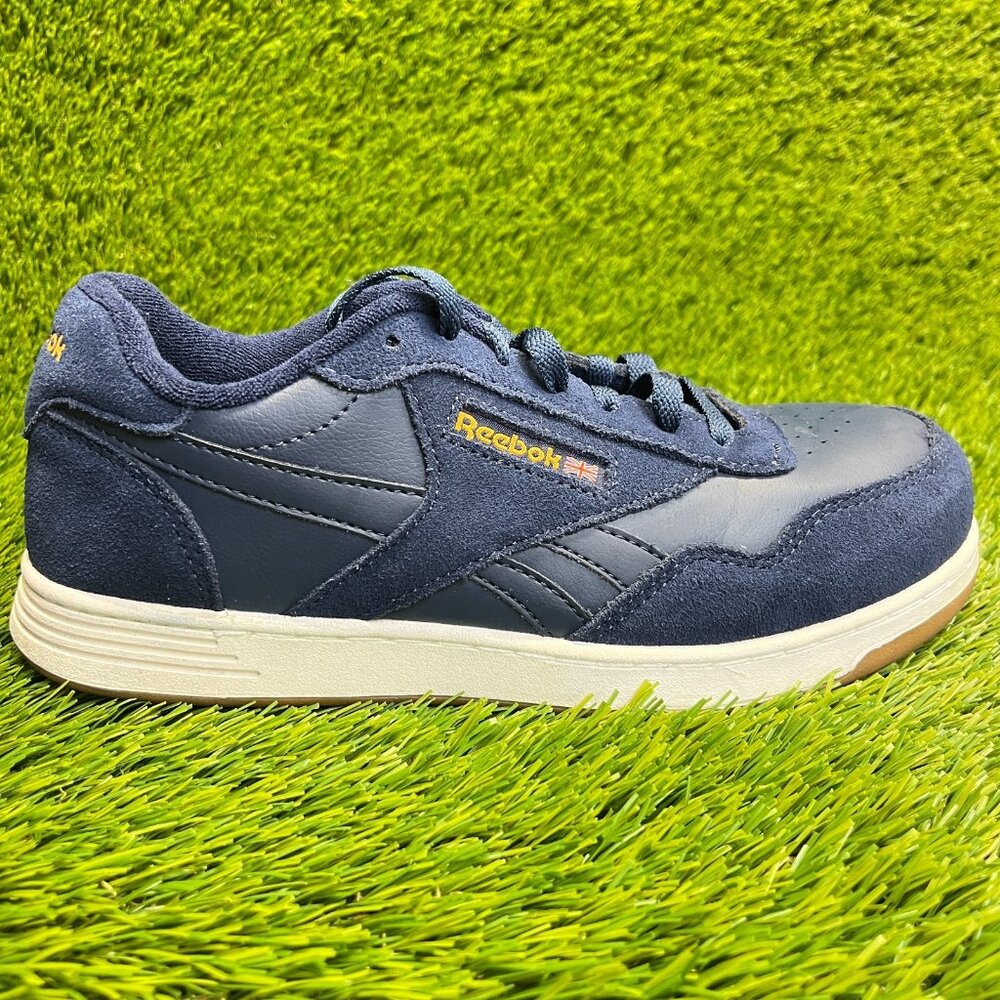 Reebok Club MEMT Mens Size 7M Navy Blue Composite Toe Safety Work Shoes Sneakers